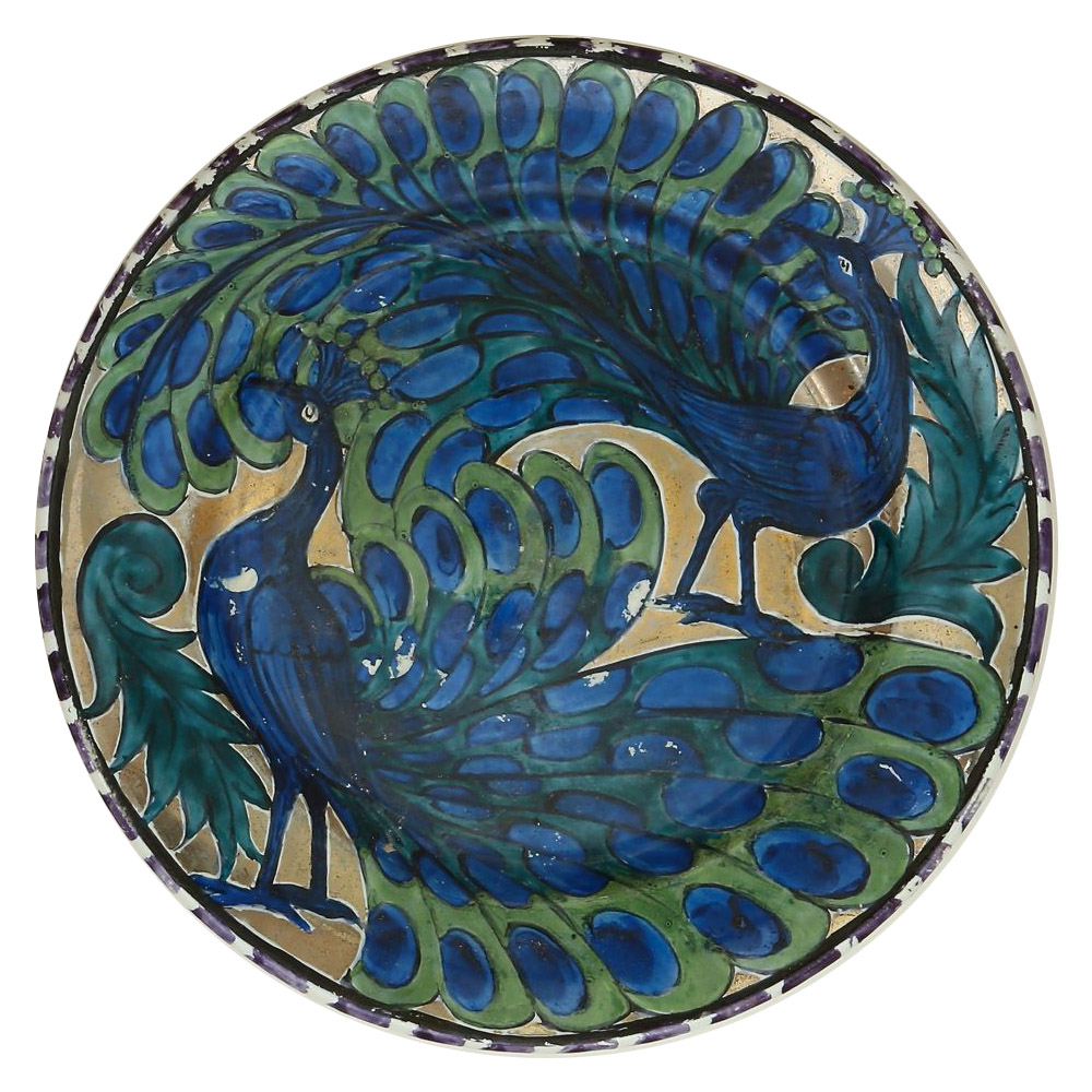 John Pearson ceramic plate, Guild of Handicrafts